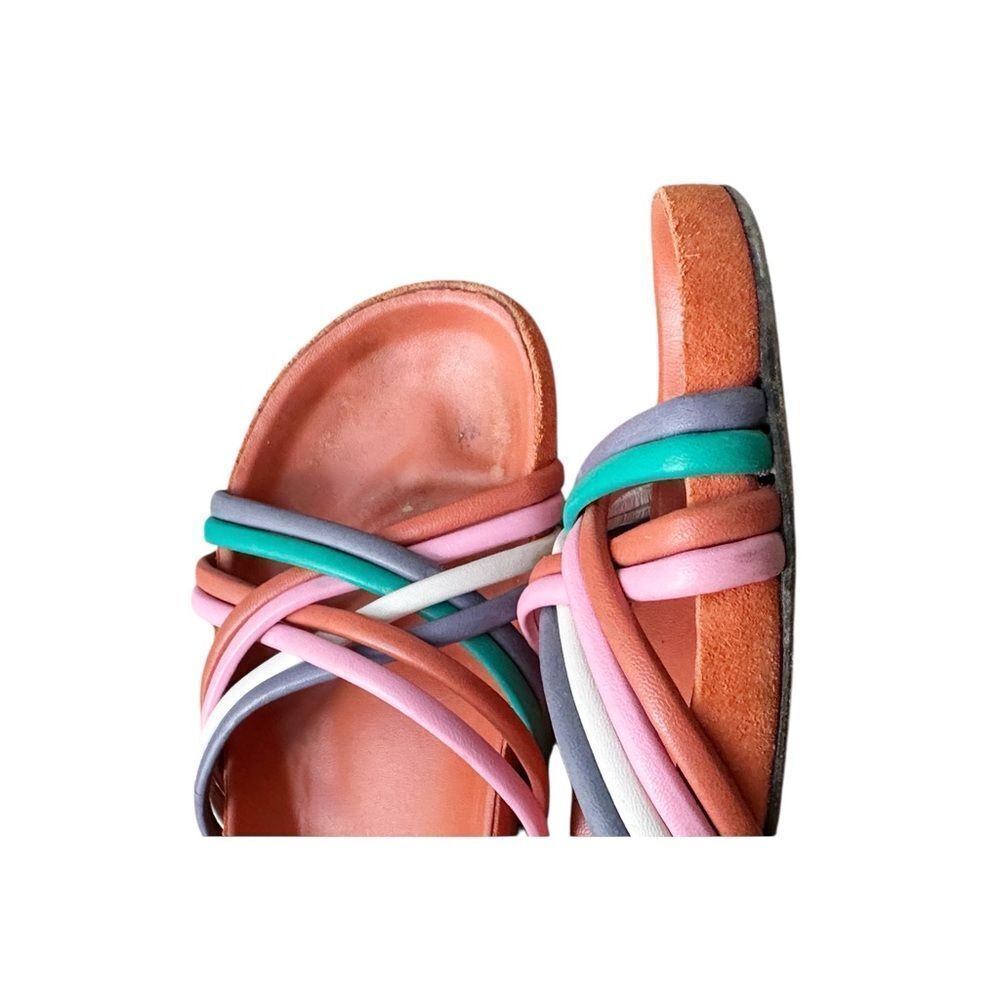 Isabel Marant Slide Sandal Hellya Strappy Size 38/8 - Picture 10 of 11